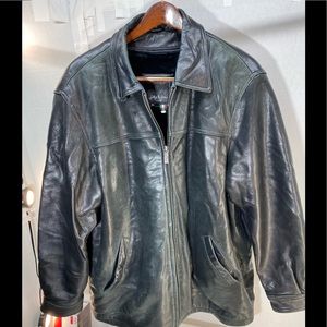 Sally & Johns NY Mens Leather Coat. Size XL